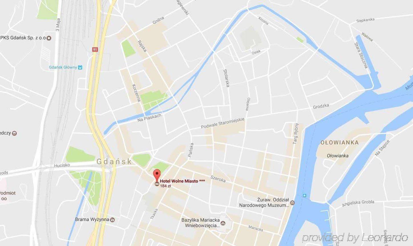 Hotel Wolne Miasto Old Town Гданск Екстериор снимка